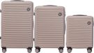 Collection COOT Collectie Kofferset Champagne ABS Telescoopsteel