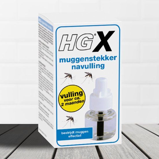 HGX Muggenstekker Navulling - 45 ml - Wit