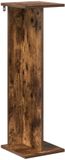 vidaXL Plantenstandaard gerookt eiken 25 x 25,5 x 80,5 cm bewerkt hout