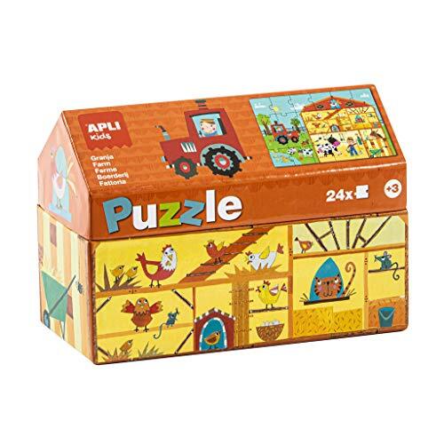 Apli Kids Puzzelhuisjes boerderij.