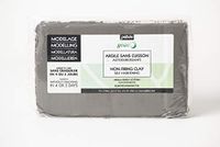 Pébéo - Gédéo Zelfhardende Klei Zonder Koken - Voor Modelleren, Gieten en Pottenbakkerij - 1,5 kg - Betongrijs