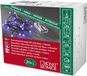 oCreon Lumineo LED globelichtingsketting - Set van 3 - Ronde diodes - 6h timer - 20 paarse diodes - Werkt op batterijen - Binnen