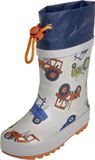 Playshoes - Regenlaarzen - Trekker - Tractoren - Donkerblauw - Maat 26
