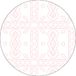 Bonateks Tapis de souris rond imprimé numériquement, base antidérapante, pour bureau et maison, diamètre : 22 cm