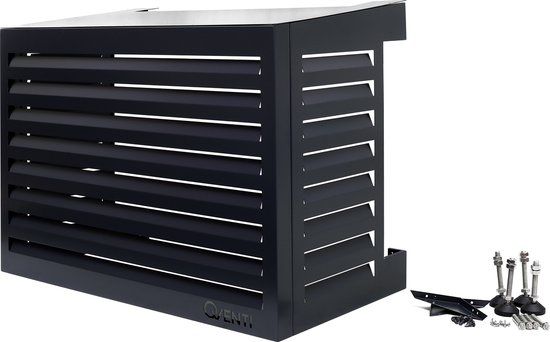 QVENTI Airco Omkasting Buitenunit / Warmtepomp Omkasting - 100 x 75 x 50 cm - Antraciet - 5 Jaar Garantie