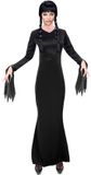 Widmann The Addams Family Morticia Zwarte Jurk S