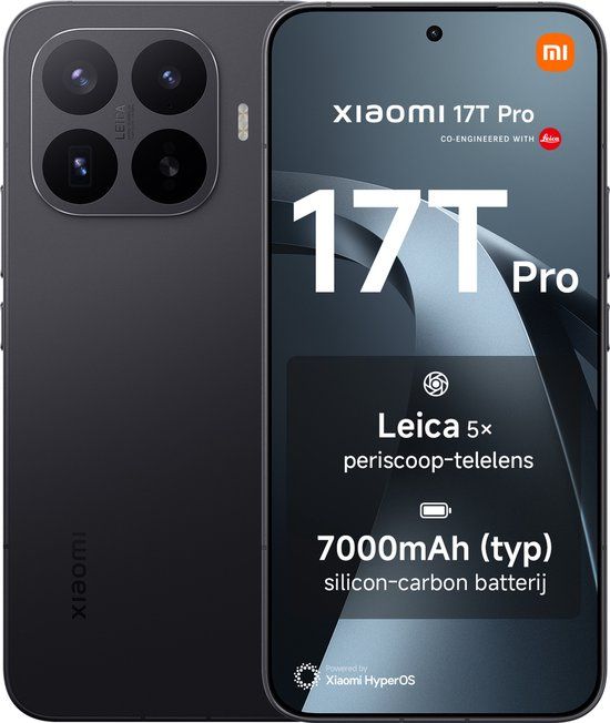 Xiaomi 17T Pro Zwart 12GB RAM 256GB ROM