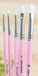 Van Gogh 90915410 aquarelpenseel, serie 154, korte handgreep, roze