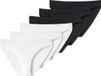 uncover by SCHIESSER Schiesser Uncover Slip Set van 6 Zwart/Wit Dames L