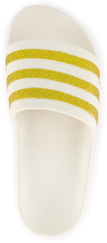 Adidas Adilette Aqua dames badslippers wit goud - Maat 40.5
