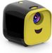 Elementkey PiX Mini Beamer – projecteur portable compact – Prise en charge Full HD – Haut-parleur intégré – Jaune/Noir