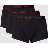 HUGO Boxershorts rood / zwart