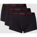 HUGO Boxershorts rood / zwart