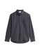 Tommy Hilfiger Heren Lange Mouwen Shirt XL Katoen/Elastaan Donkergrijs