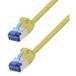 LogiLink CP5117S RJ45 Patchkabel CAT 6a S/FTP 20,00 m Gelb Flammwidrig, Halogenfrei 1 St.