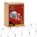 Idena 31899 - LED-lichtnet met 160 LED's in warm wit, ca. 2 x 1 m, voor binnen en buiten, met 8 uur timerfunctie en transformator