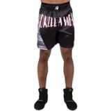 Gorilla Wear Clayton Boxing Shorts - Zwart/Rood - S