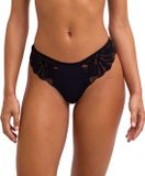 FALKE Delicate Touch String Dames Zwart - Maat XS