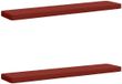 vidaXL - 2-delige - Bankkussens - VUGHT - 2 - st - 100% - Polyester - Rood