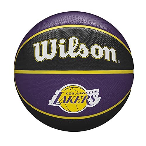 Wilson Basketball NBA Team TRIBUTE, LA LAKERS, outdoor, rubber, maat: 7