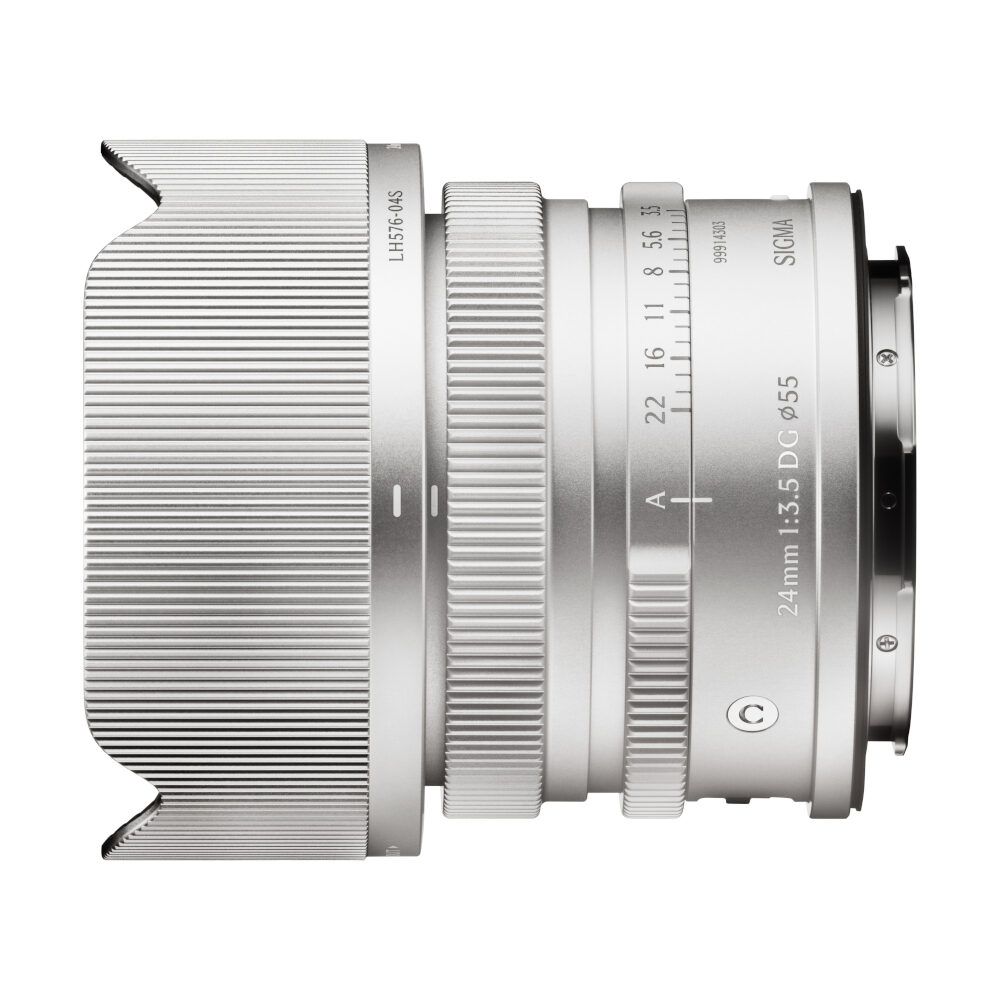 Sigma 24mm f/3.5 DG Contemporary L-mount objectief Zilver