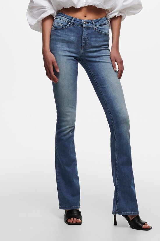 ONLY ONLBLUSH LIFE MID FLARED BB REA1319 NOOS Dames Jeans -  Maat XS X L30