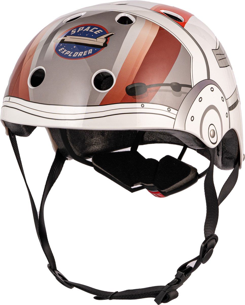 Hornit Mini Lids Fietshelm voor Kinderen met LED achterlicht - Astronaut (S)