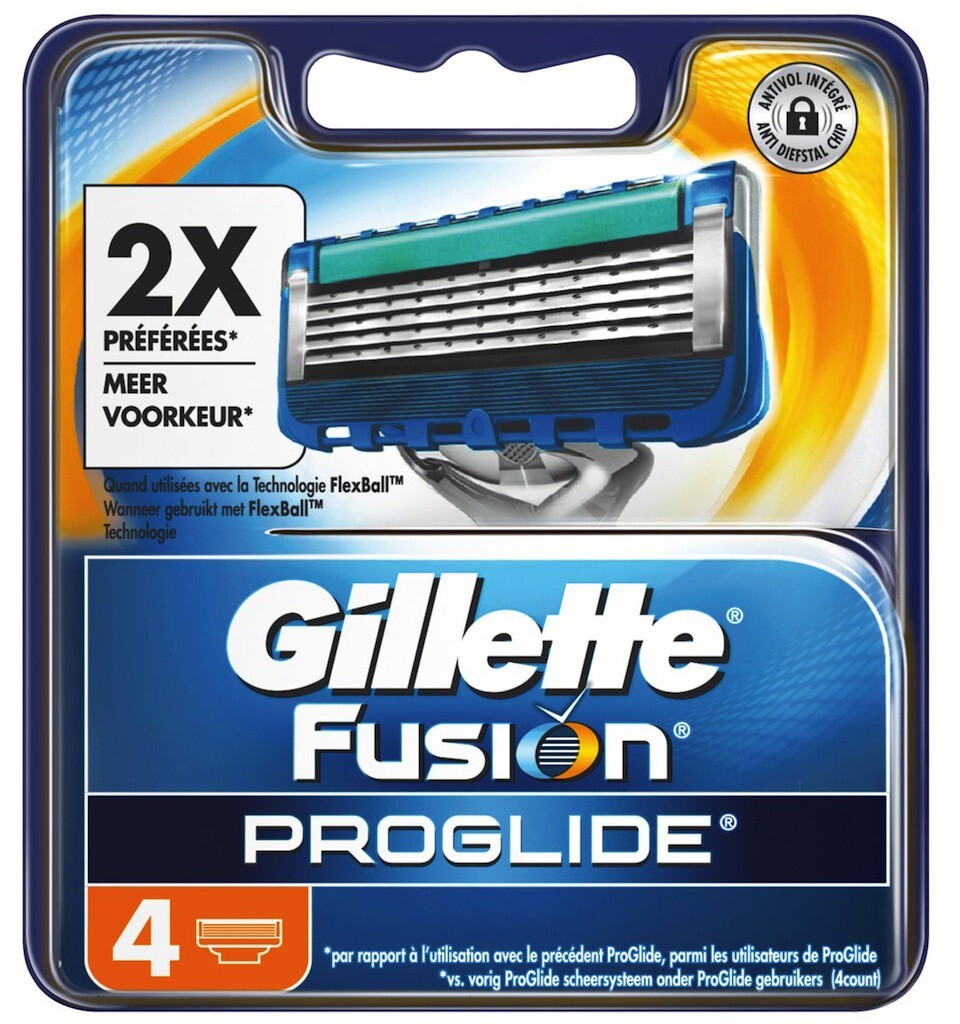 Gillette Fusion ProGlide scheermesjes – 4 stuks