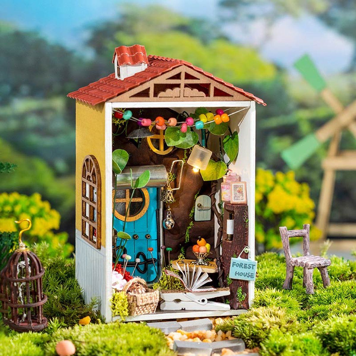 Robotime DIY Borrowed Garden, DS013, 8,5x7x13cm - Meerkleurig