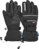Reusch Connor R-TEX XT Wintersporthandschoenen Kids - Maat 3 - Unisex - Polyester/Fleece - Zwart/Wit
