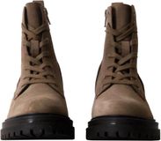 GEOX Leren enkellaarsjes Iridea Suede Dames Bruin Maat 40