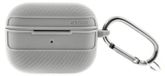 Coque AirPods Pro 2 en carbone avec mousqueton gris