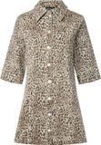 PIECES - PCSALUME 3/4 DENIM DRESS - Meisjes - Mini jurken - XS - Katoen - Elastaan - Lente/Zomer - Jurk - Kinderen - Birch - Print - Houtje-touwtje sluiting