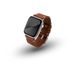JT Berlin Watchband Alex II Vintage Horlogeband 42 mm, 44 mm, 45 mm, 46 mm M Bruin, Zilver Watch Series 1, Watch Series 2, Watch Series 3, Watch Series 4