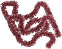 Gerimport Kerstslingers - 2 stuks - Rood - Folie - 180 x 7 cm