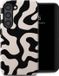 Selencia Vivid Backcover - Art Wave Black - Samsung Galaxy S23 Hoesje