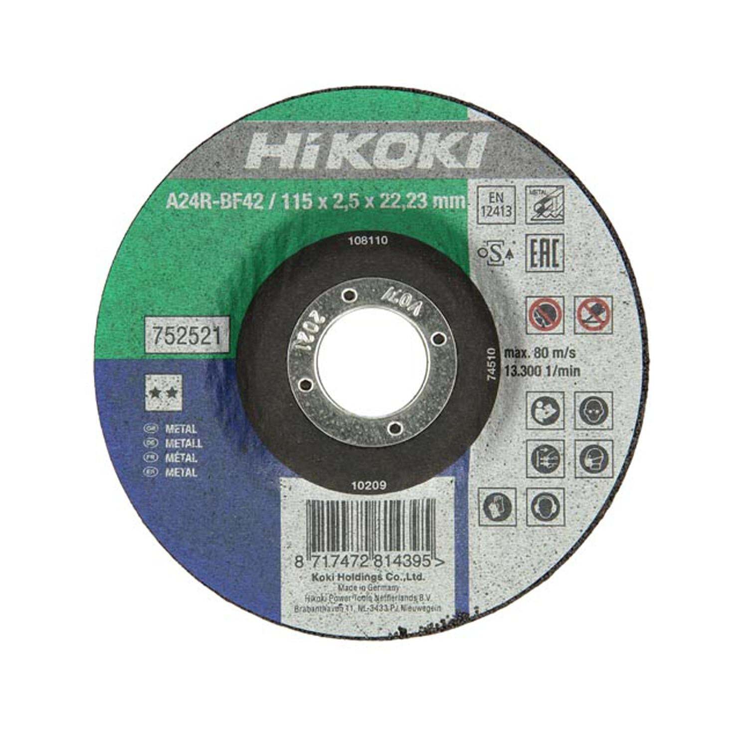 HiKOKI Proline Doorslijpschijf 230x3mm voor metaal VE=25 - 752515