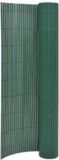 vidaXL Tuinafscheiding dubbelzijdig 110x400 cm groen