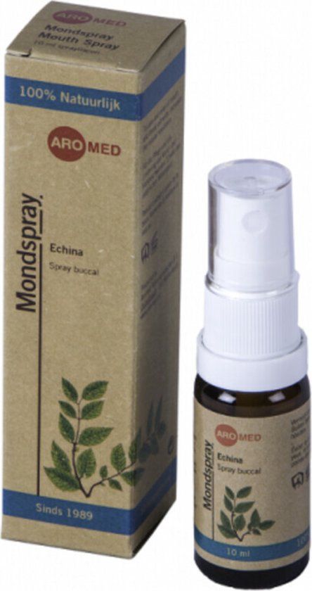 Aromed Mondspray Echina - 10 ml - Met fluoride - Alcoholvrij - Frisse adem