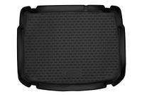 Op Element Kofferbakmat, antislip, van rubber, op maat, Fiat 500X I 2014-2018, 5 deuren, zwart