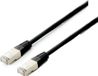 Equip Patchkabel Platinum RJ45 S/FTP Cat6A (SSTP) PIMF HF Polyzak, 1,00 m, zwart