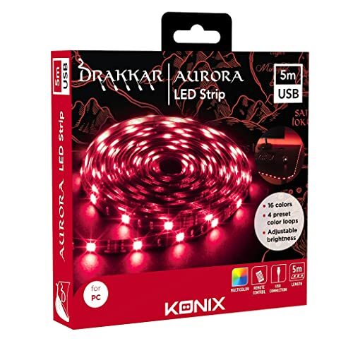 Konix KX DK AURORA LED STRIP 5M USB