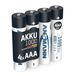 ANSMANN Oplaadbare NiMH Micro AAA 1000 mAh batterijen (4 stuks)