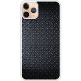 iPhone 11 Pro Bedrukt siliconen hoesje Texture metal
