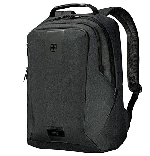 Wenger MX ECO Professional, 16" Laptop Backpack with 10" Tabletpocket, Charcoal