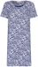 Pastunette - Nachthemd - Midnight Animal - Bamboe - Blauw/Wit - Maat 46
