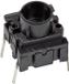 MEC 3FTH9 Druktoets 25 V/DC 0.05 A 1x uit/(aan) Moment IP67 Zwart Kunststof 1 stuk(s)