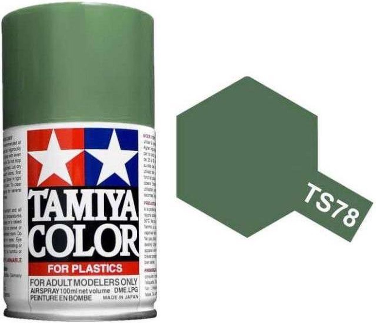 tamiya TS-78 Field Grey 2 - Matt - Acryl Spray - 100ml Verf spuitbus