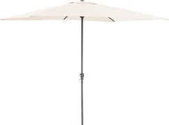 Acaza staande Parasol in aluminium - 200x300 cm - gebroken wit