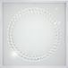 Candellux Lighting Sp. z o.o Candellux LUX Plafondlamp, wit, vierkant, glazen kap